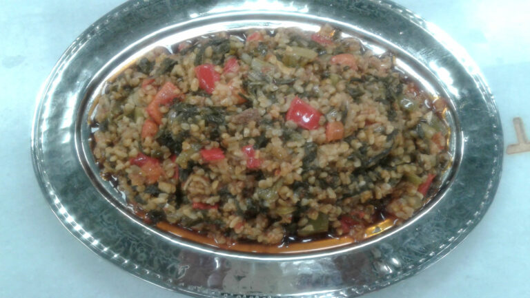 Swiss Chard Bulgur Rissoto (Pancarli As)
